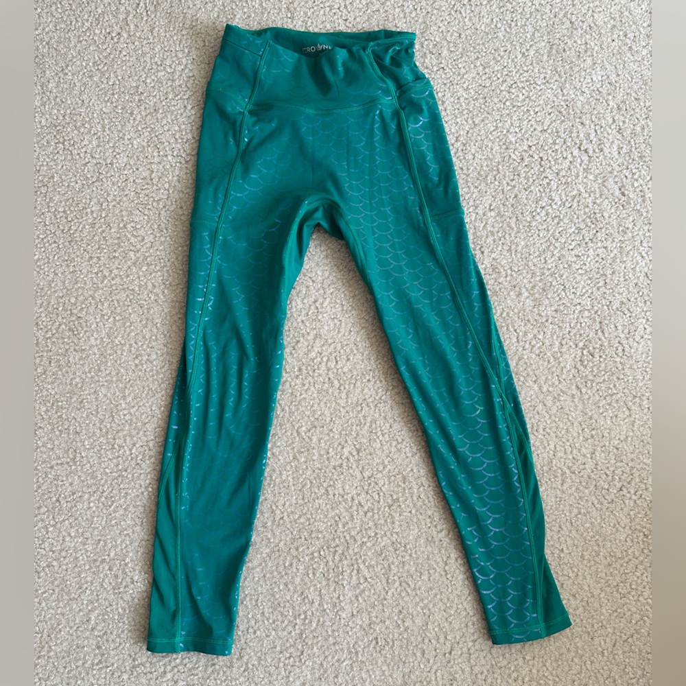 Crowned Athletics Mermaid Princess Leggings